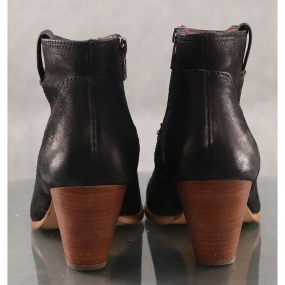 Frye Reina $220 Women's Side Zip Booties Boots Size 10 M Suede Black - Picture 7 of 13